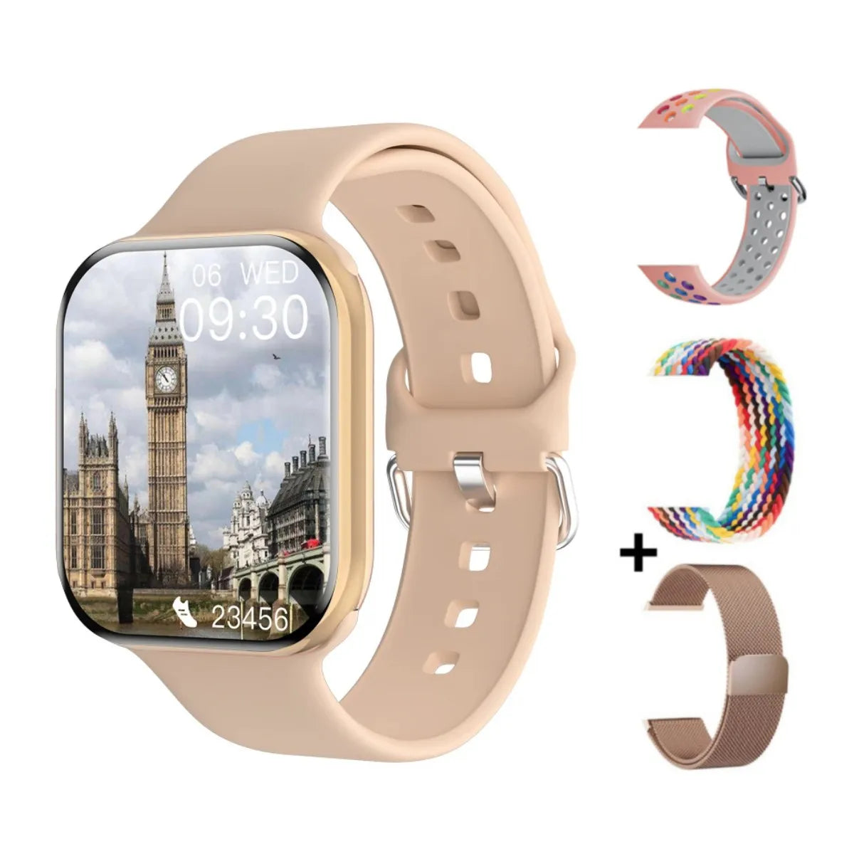 2025 New for Apple GPS Watch 10 Smart Watch Men HD AMOLED Memory Music 3D Surround Bluetooth Call Waterproof Smartwatch Woman