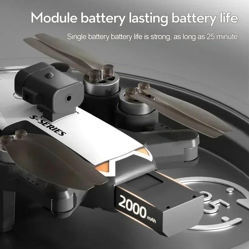 New S2S Mini Drone Profesional 8K HD Camera Fly 25Min Obstacle Avoidance Brushless Foldable Quadcopter Optical for Xiaomi